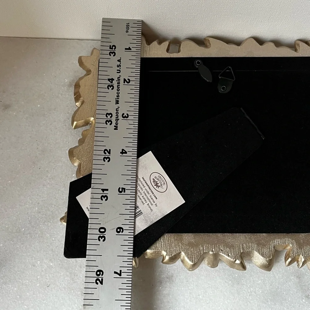 Laura Ashley Gold Floral 3D frame Accent Frame
